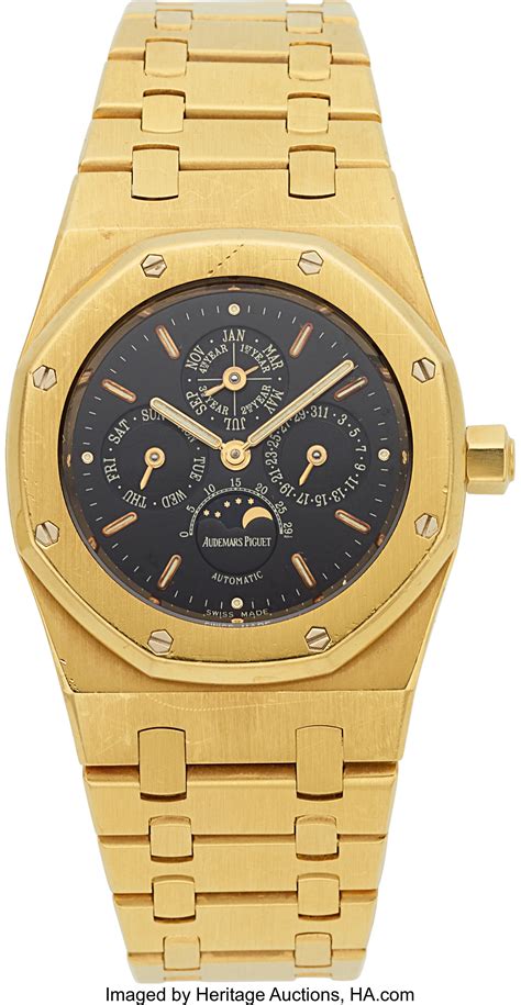 AUREMARS PIGUET. A VERY FINE AND EXTREMELY RARE 